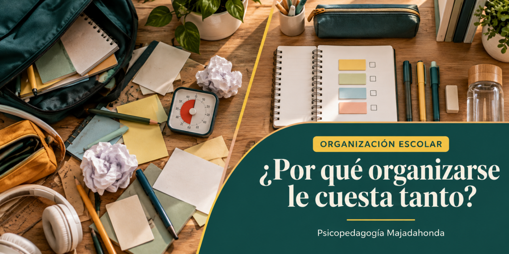 Organización escolar y funciones ejecutivas para estudiantes con dificultades para organizarse