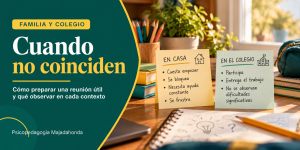 Familia y colegio no coinciden sobre las dificultades escolares de un niño